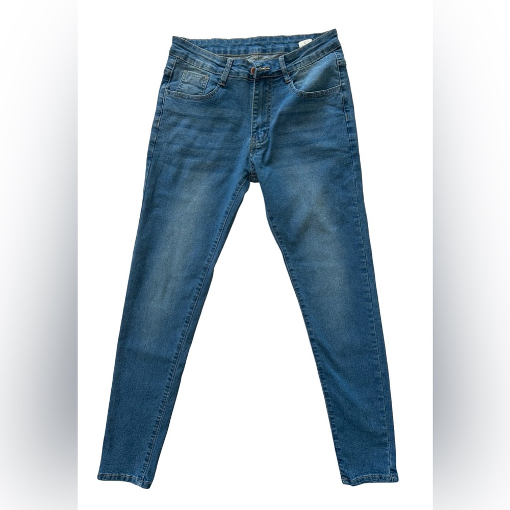 SHEIN Blue Men's Straight Leg Jeans Small